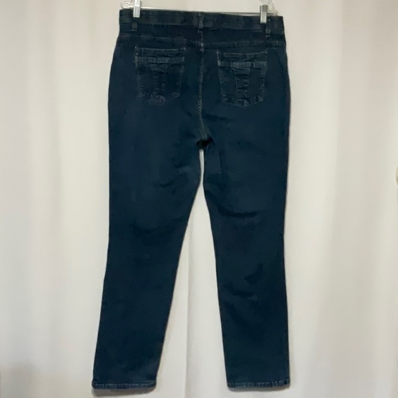 Lee Comfort Waistband Blue Jeans Size 16W - Picture 2 of 11